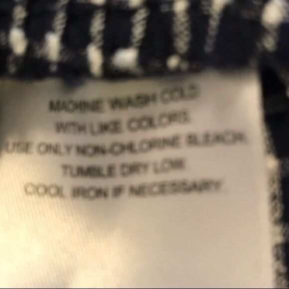 Alfred Dunner Size 18W Navy & White Capris - Picture 3 of 5